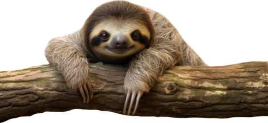 Sloth transparent background PNG clipart