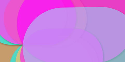 Abstract background from mixed curve shape in monochrome. Circle different color design background. Gigantic Multicolor Bokeh in a natural background, modern illustration background. 