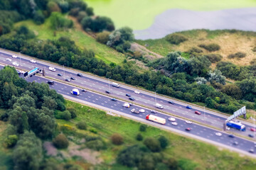 Motorway View From The Air