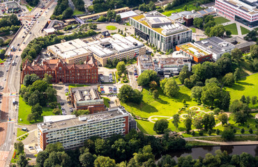 Fototapeta premium University Building From Above