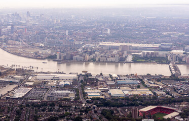 Obraz premium London Seen From The Air