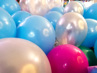 Inflated Party Balloons