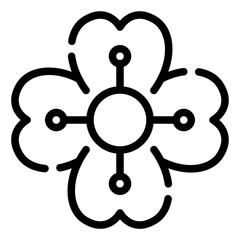 Fototapeta premium Cherry Blossom icon