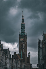 Obraz premium Gdańsk Town Hall Tower