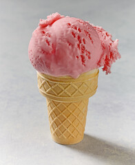 pink ice cream