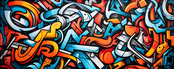 colorful graffiti inspired abstract background