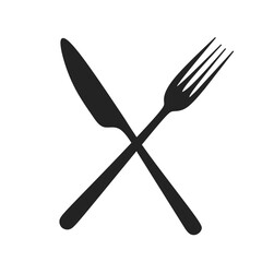 fork and knife vector icon.#fork#knife#kitchen#dining#restaurent#food - obrazy, fototapety, plakaty