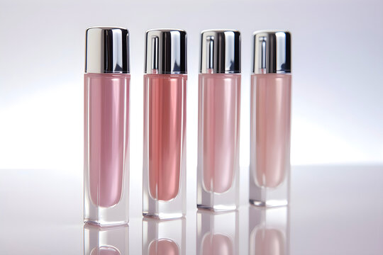 Lip Gloss in Transparent Glossy Tube