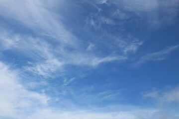 blue sky with clouds
