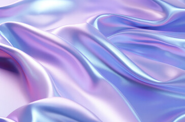 Obraz premium holographic style texture background reflective fabric light blue multicolored iridescent