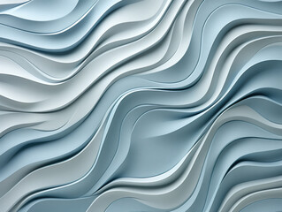 Fototapeta premium Corrugated Paper Texture with Grayish-Blue Wavy Lines