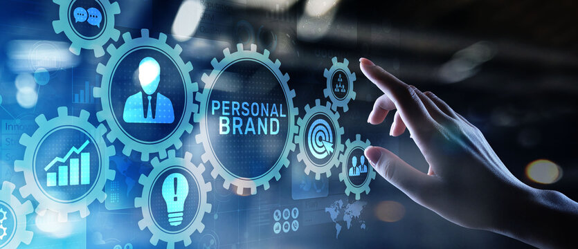 Personal branding brand development business education concept.