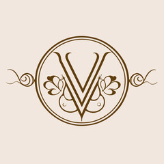 letter v logo