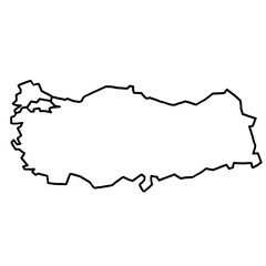 Turkey map outline