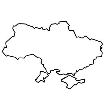 recommend clip art: Ukraine map outline