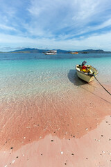 pink sand