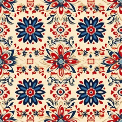 Fototapeta na wymiar Batik Medley of Southeast Asian Pattern