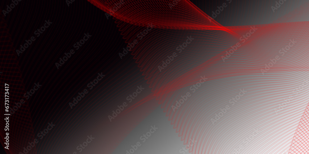 Poster abstract red background with lines