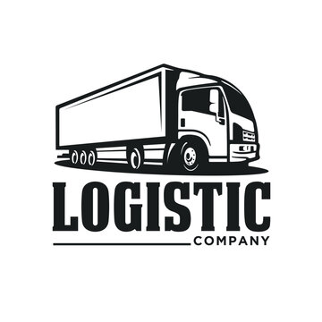 truck icon vector illustration for truck company logo