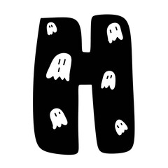 korean letter in halloween