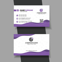 Free vector elegant corporate business card