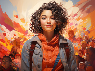 portrait of a girl