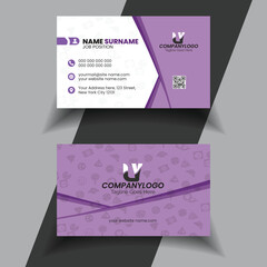 Free vector elegant corporate business card