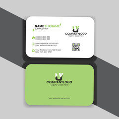 Free vector elegant corporate business card