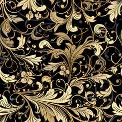 Filigree and Flourish Ornament Pattern