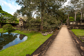 Entrance of Baphuon temple, Angkor, Cambodia, Asia