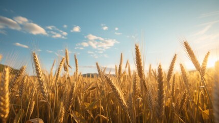 A Beautiful Field of Wheat