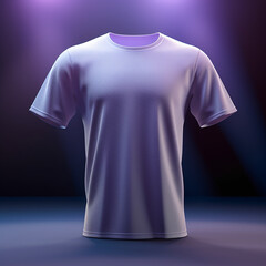 plain t-shirt with cinematic lighting ray tracing, for product catalogue created with Generative Ai