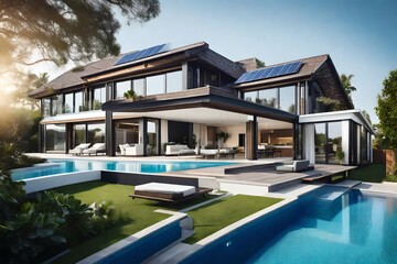 Obraz premium hotel swimming pool