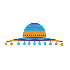 Sombrero icon vector. Headdress illustration sign. Mexico symbol or logo.