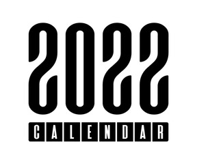 2022 calendar logo on white background
