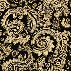 Henna Mehndi Ornament Pattern