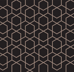Abstract seamless geometric pattern with lines vector background.