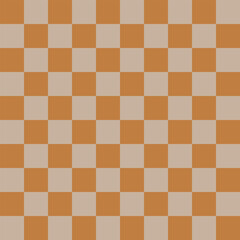 Brown checkbox pattern, geometric shape repeated ditsy pattern for fabric, wallpaper or wrap paper ceramic 