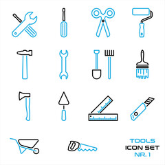 Werkzeug, Reparatur, Handwerk - Icon Set