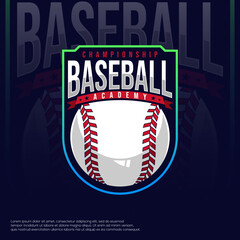 PrintBaseball eSport Logo Design Vector