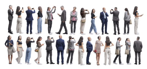 Visitors at the art gallery