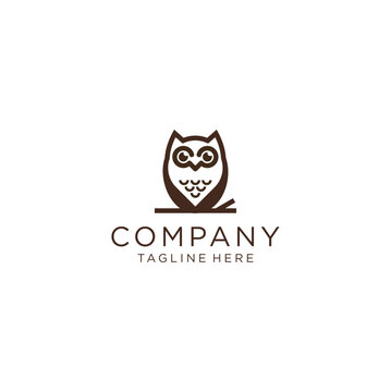 PrintAbstract letter owl company logo