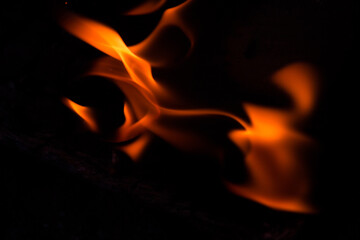 Background of flames