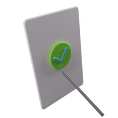 green button with a question mark election