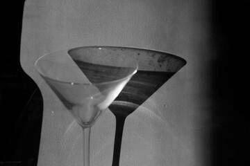 Empty Cocktail glass