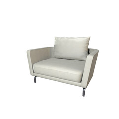 Sofa single transparent image