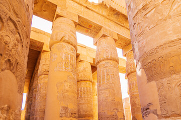 Ancient temple complex of Karnak.