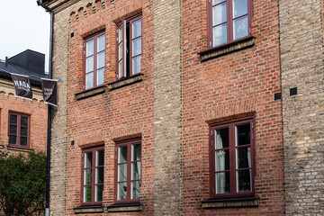 Fototapeta na wymiar Gothenburg, Sweden: Street and architecture of the central historical part of Gothenburg 