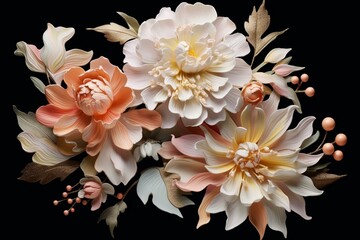 Obraz na płótnie Canvas captivating and exquisitely crafted flower artwork. Generative AI