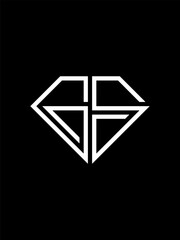 GS monogram logo template